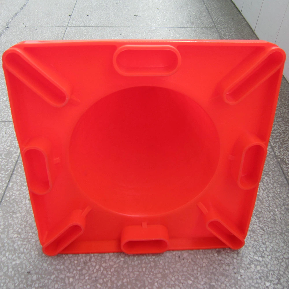 Verkehrskegel aus PVC (fluoreszierendes Orange, flexibel)