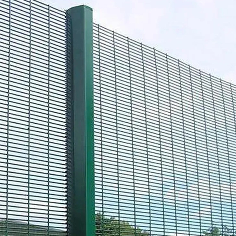 Clôture de sécurité haute en métal plastique bon marché 358 pour jardin, avec maille soudée anti-vol et anti-escalade.