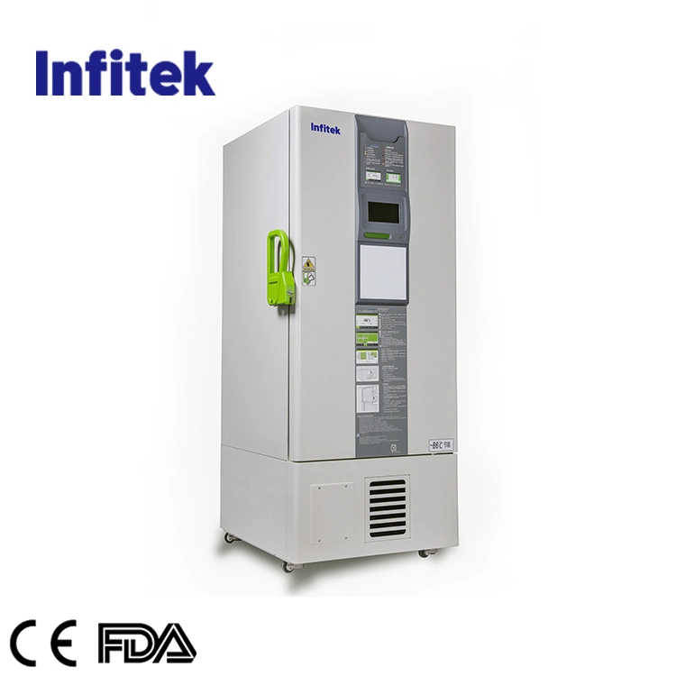 Infitek -86 grados de temperatura ultra bajo sistema de refrigeración Dual congelador congelador congelador vacuna médica Lab