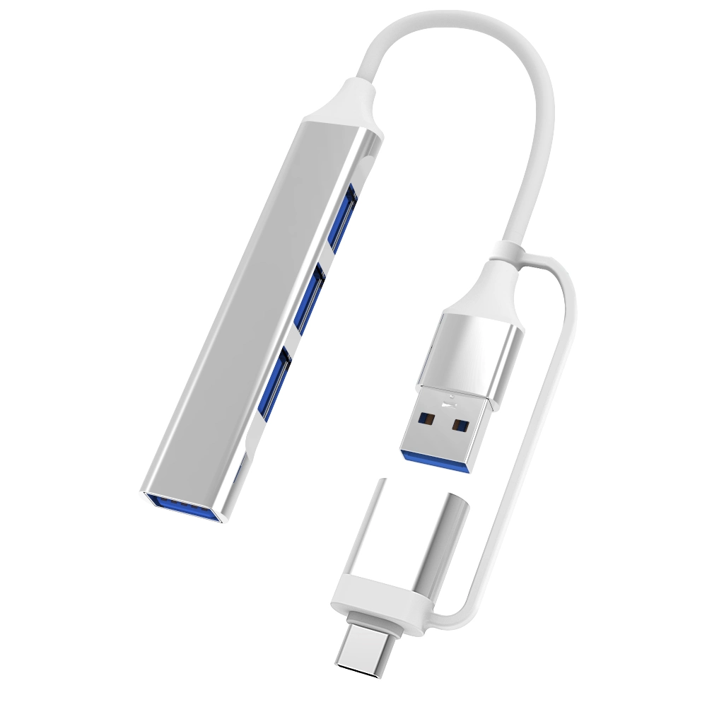 1 a 4 puertos USB3.0 USB 2.0*1*2 USB OTG-C con Mini USB de datos C Hub