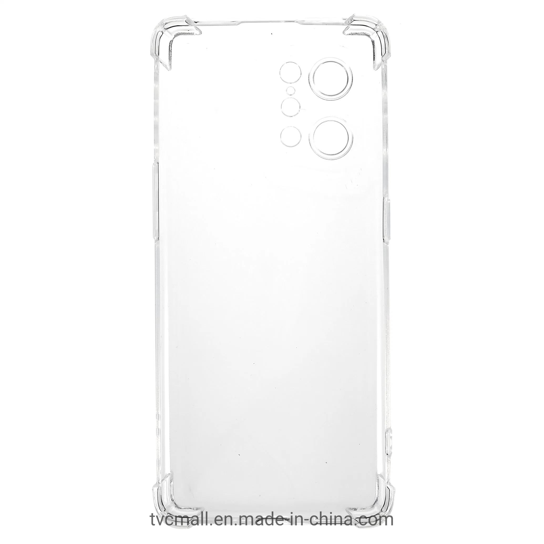 Für Oppo Find X5 Crystal Clear TPU Case 1,5mm verstärkt Telefonabdeckung Mit Abfallsicherer Ecke