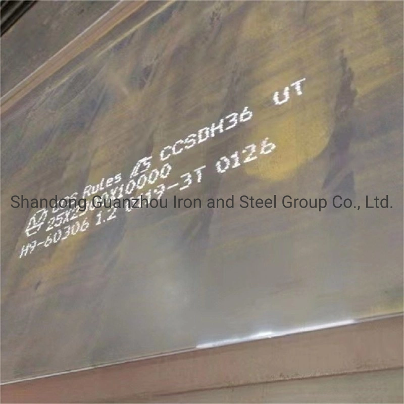 Marine Metal Sheet ABS BV Grade a Hot Rolled Vessel Building Material Ah32 Ah36 Dh32 Dh36 Shipbuilding Low Carbon Marine Steel Plate