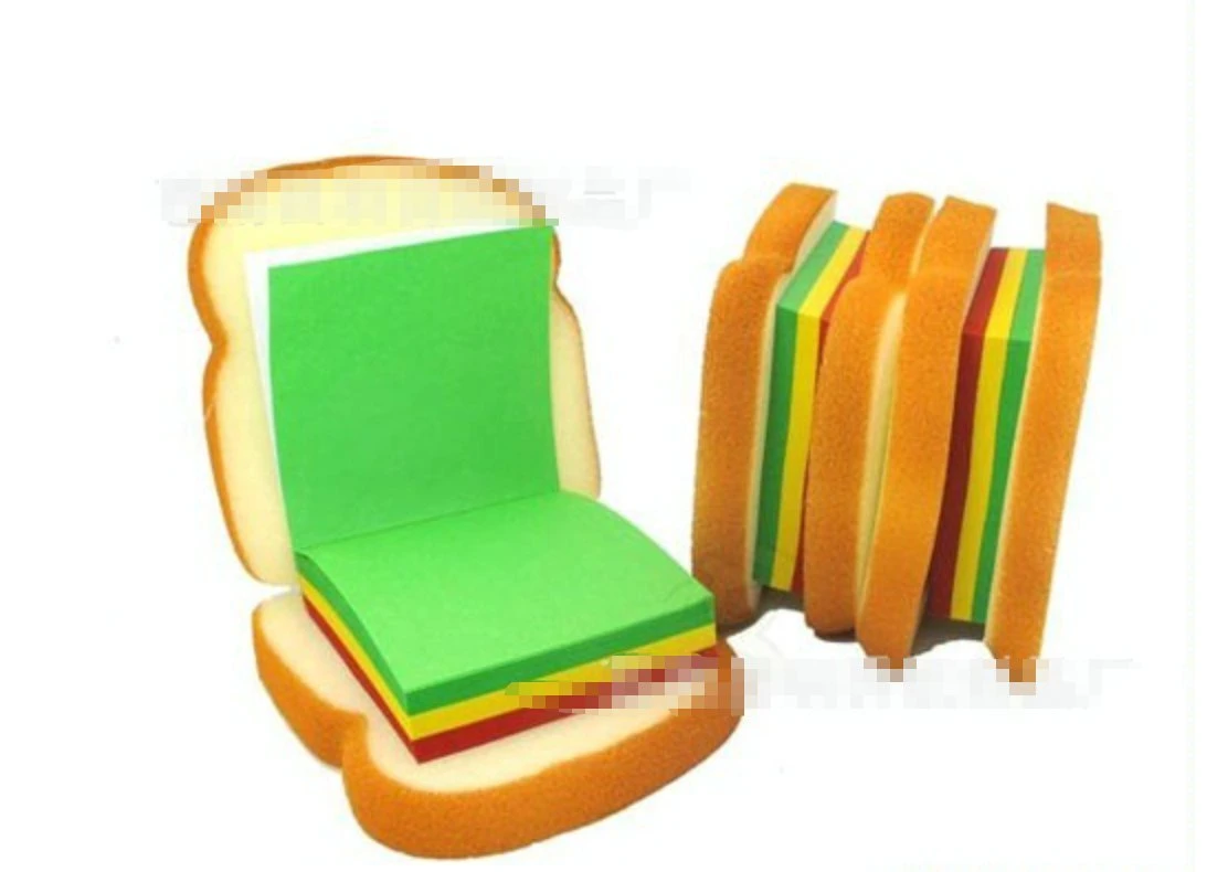 Creative 3D Sandwich Food Shape Sticky Notes Memo Pads