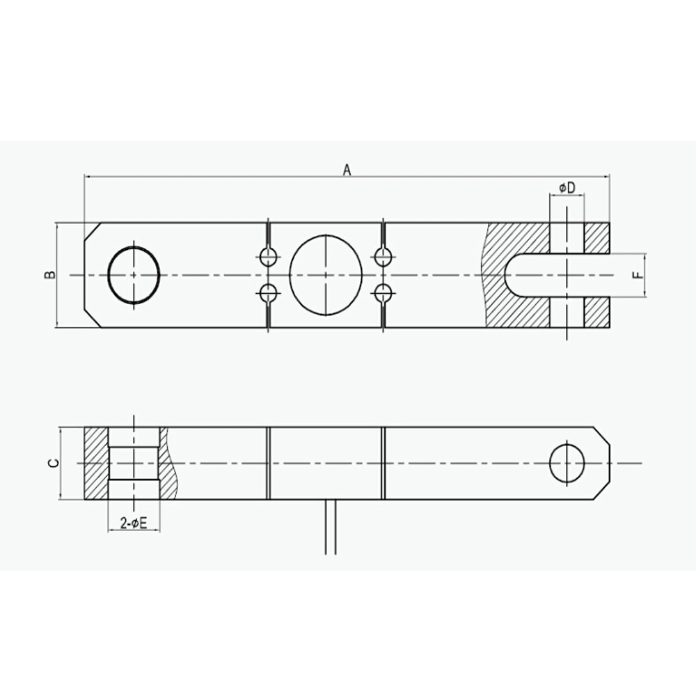 IP67 Alloy Steel Stainless Steel Tension Load Cell 25klb 50klb 100klb 200klb 250klb for Crane Scale