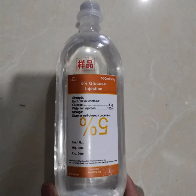 Glucose 5% 500ml with Plastic Bottle