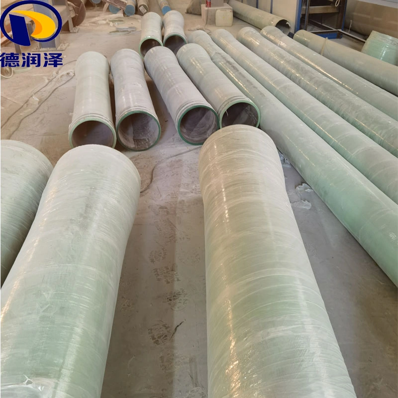 Fiberglass Composite Pipe FRP Pipe FRP Pipe Fittings Ventilation Ducts Air Valves