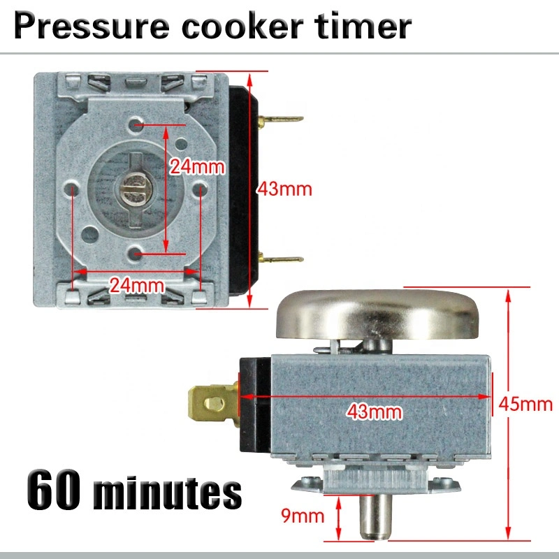 Piezas de Mecánica de la estufa horno eléctrico Temporizador con estufa de campana Horno de componente Timer