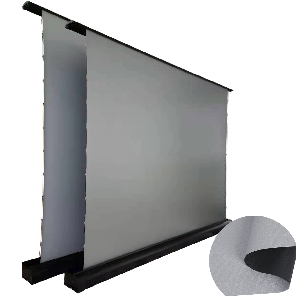 Super Silver tela proyección plana tejido de la pantalla de proyección pantalla trípode