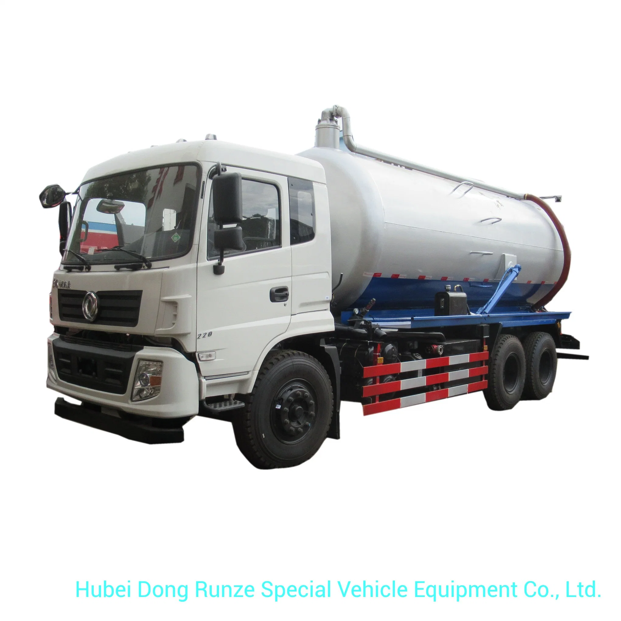 Septic Tank Truck Mounted with High Pressure Vacuum Pump 10 Wheels 18, 000 Liters-20, 000liters Rhd or LHD 6X4 /6X6