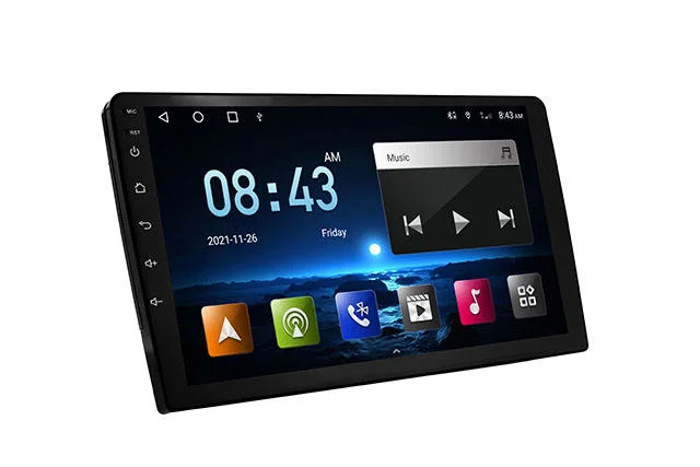 Vidéo de voiture 2 DIN Autoradio 10" HD affichage numérique à écran tactile autoradio FM SD/USB multimédia lecteur MP5