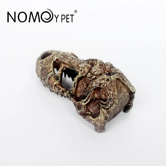 Nomoy Pet Resin Reptile Ocultar répteis Cave evitando Caves Simulação Árvore latido Amphibianos paisagem Lizard alimentação caixa decoração