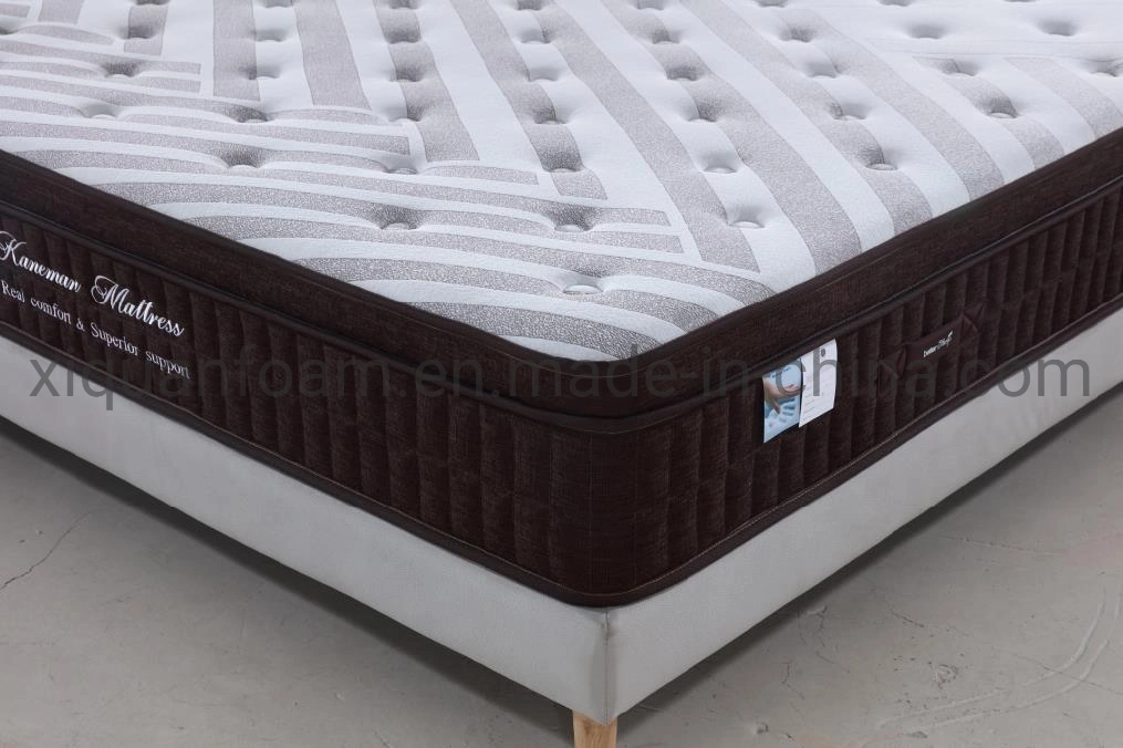 Matelas ressort laminé dans une boîte Hôtel matelas en mousse haute densité