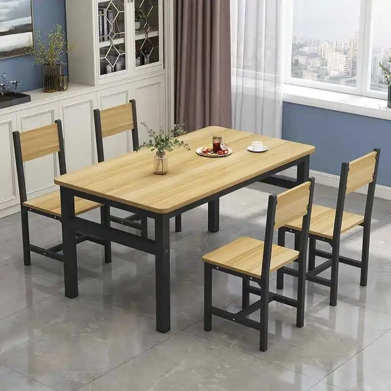 China Wholesale/Supplier Home Living Room Restaurant Furniture Outdoor Chair Dining Table Set Wooden Dinning Room Set