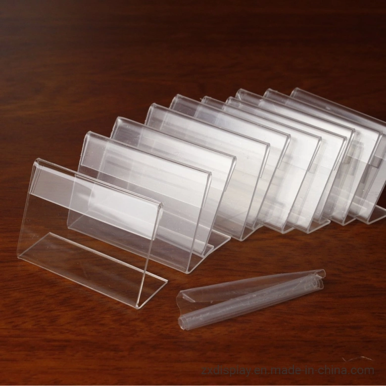 Plastic Business Name Card Display Holder for Office Desk