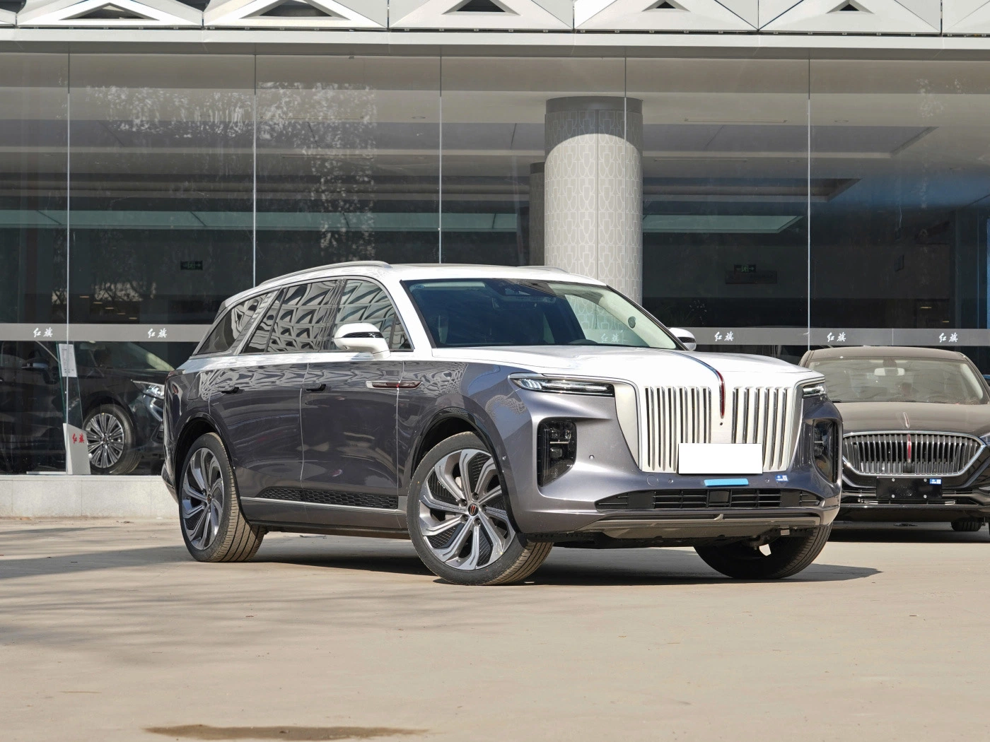 Usado Hongqi e-HS9 modelo em Stock Electric Car 2021 510km Qichang 6 - veículo elétrico de banco usado carro elétrico auto elétrico Carro na promoção