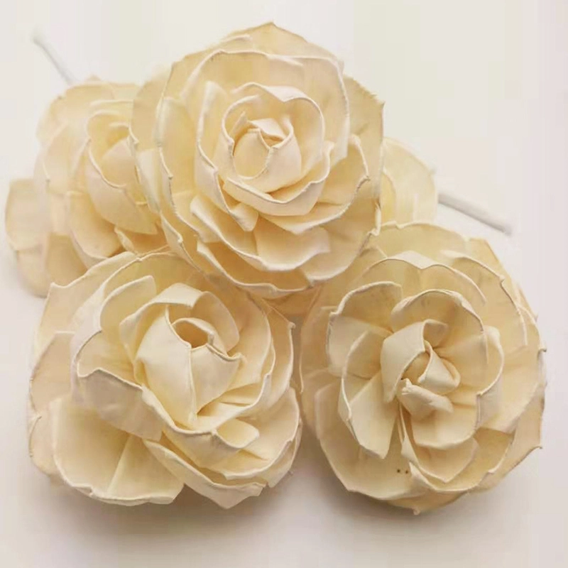 Eco-Friendly Sola Wood Peony Rose Flowers