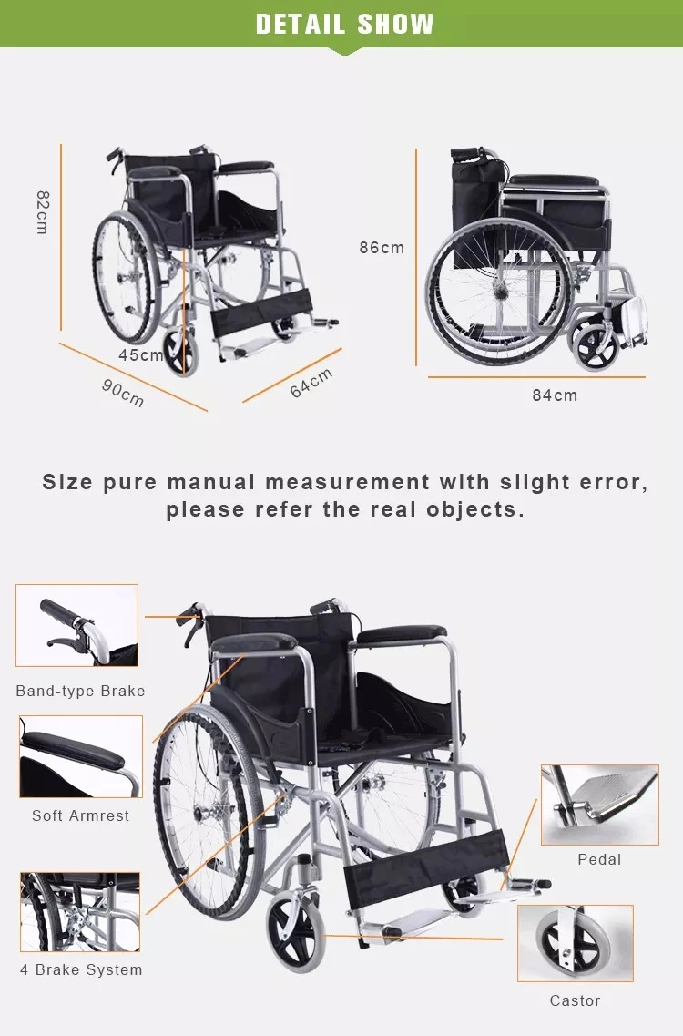 Cheapest Price Rehabilitation Medical Equipment Wheelchair Manufacturer