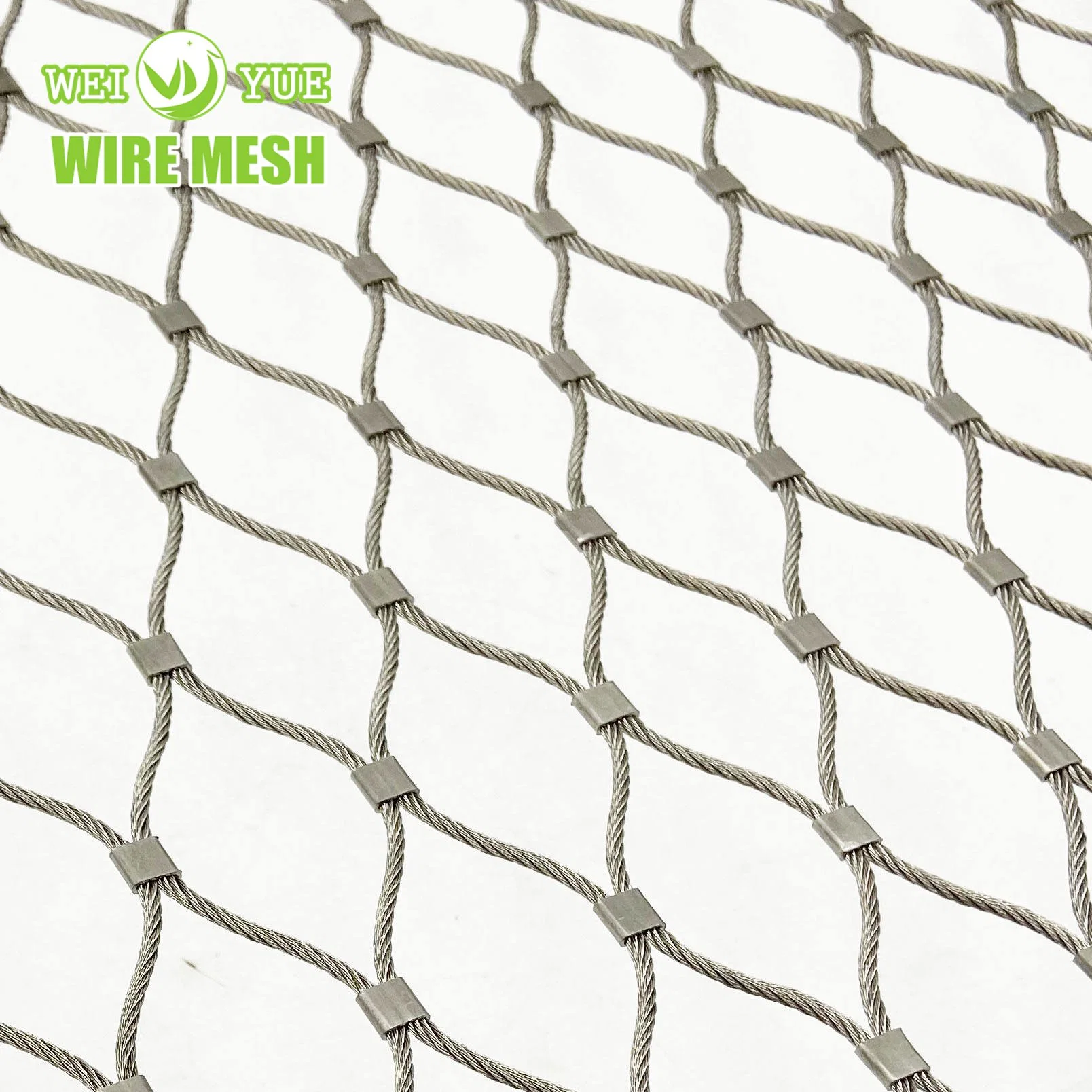 Stainless Steel Rope Mesh Netting-Animal Zoo Enclosure Aviary Bird Net