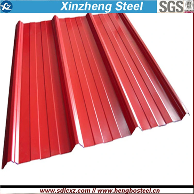 China Factory Building Materials Full Hard PE Paint Color Coated Roofing Sheet