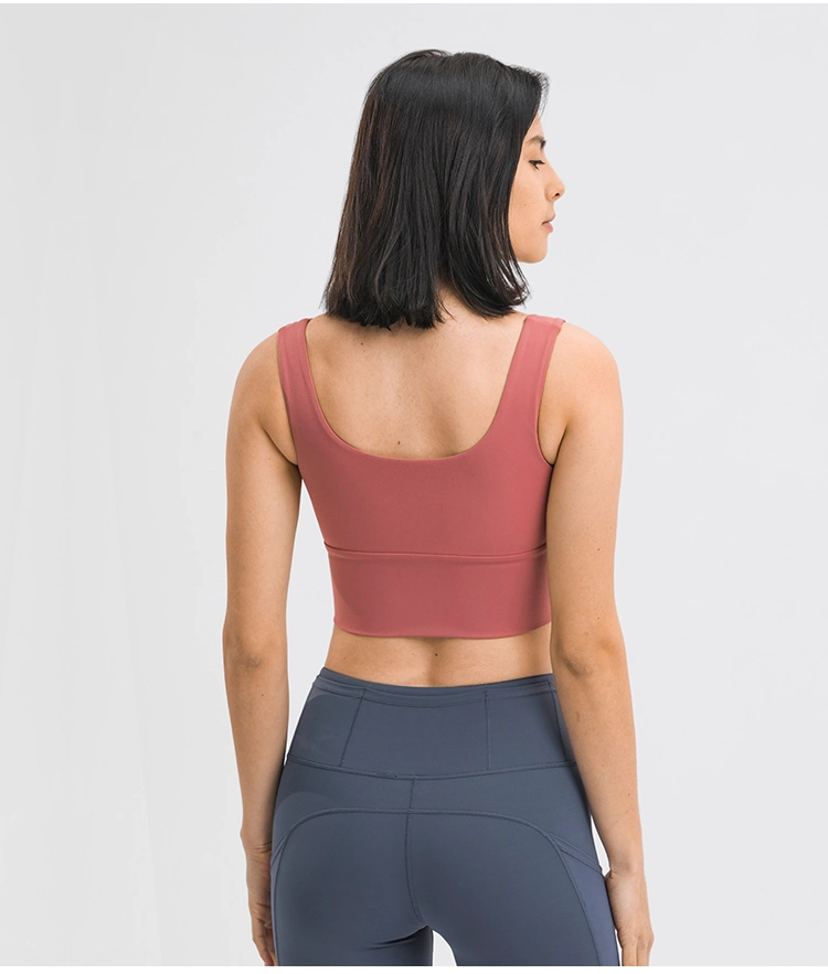 Soutien-gorge de yoga à séchage rapide sur mesure pour le fitness et le sport.