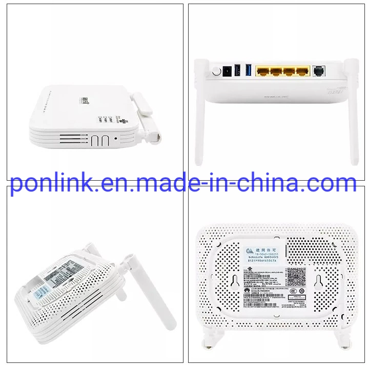 10غ من Gpon Xpon ONU Hn8145X6 4ge+1pas+USB+WiFi 2.4 جيجاهرتز+5 جيجاهرتز نطاق مزدوج WiFi WFi6 Pots سرعة الهاتف 10غ إبون أونو