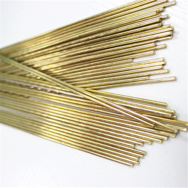 Silicon Bronze Copper Zinc Alloy Cuzn Brass Rod Brazing Alloy HS221