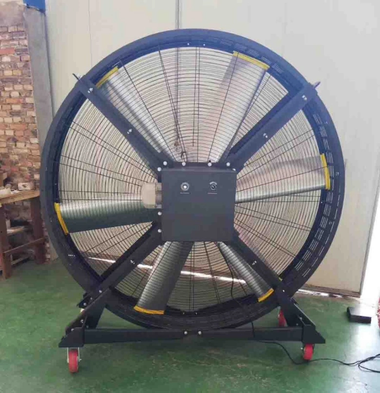 Xo-12 Hot Sell Fitness Equipment Low Speed Big High Volume Ventilation Electric Fans Big Industrial Mobile Fan for Club