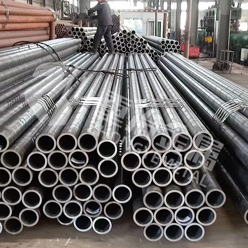 Mechanical Boom Hydraulic Cylinder Use Honing Chrome Plated Seamless Steel Pipe