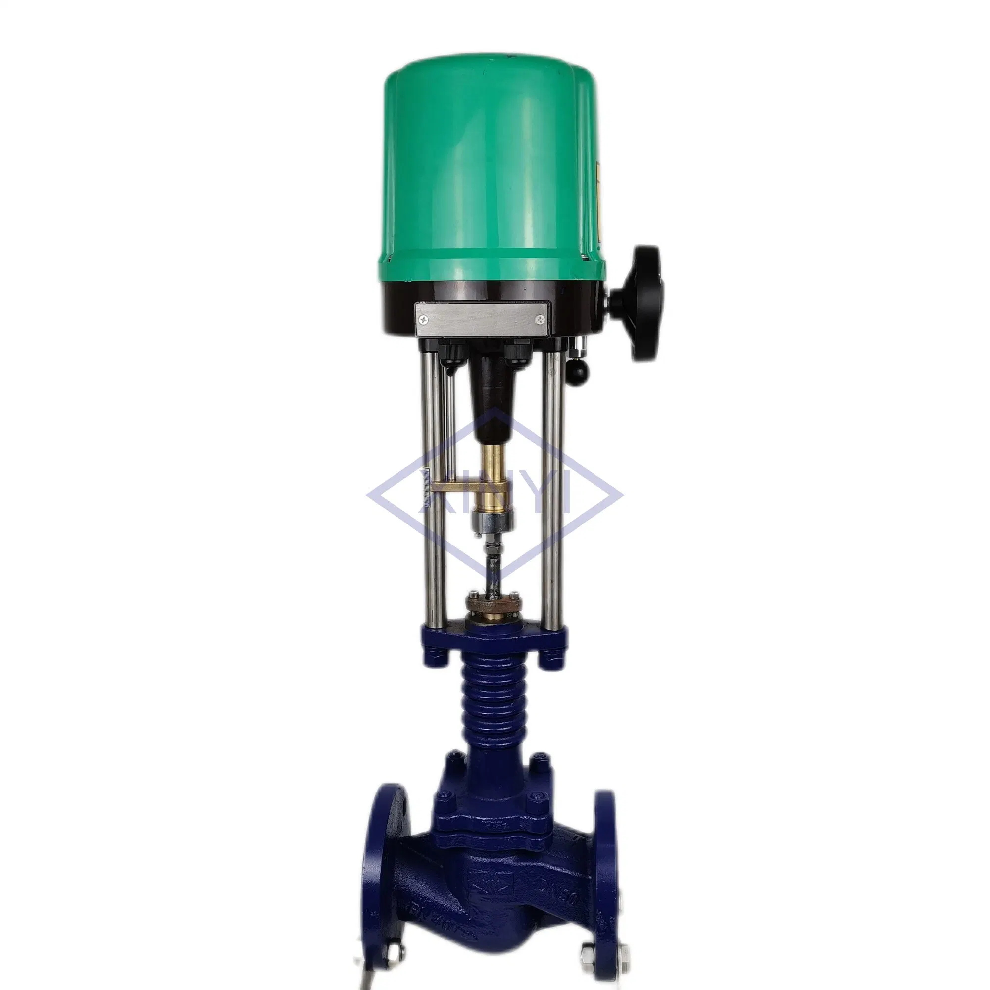 Pn40 DN50 4-8knm 4-20mA Control Industry Medium Pressure Steam Electric Drive Regulating Control Valve