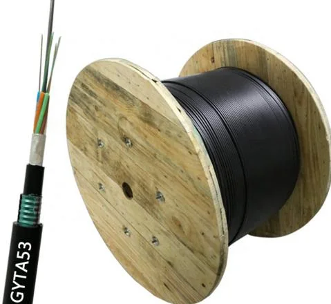 GYTA53 Central Loose Tube Steel Tape Armored Fiber Optic Cable