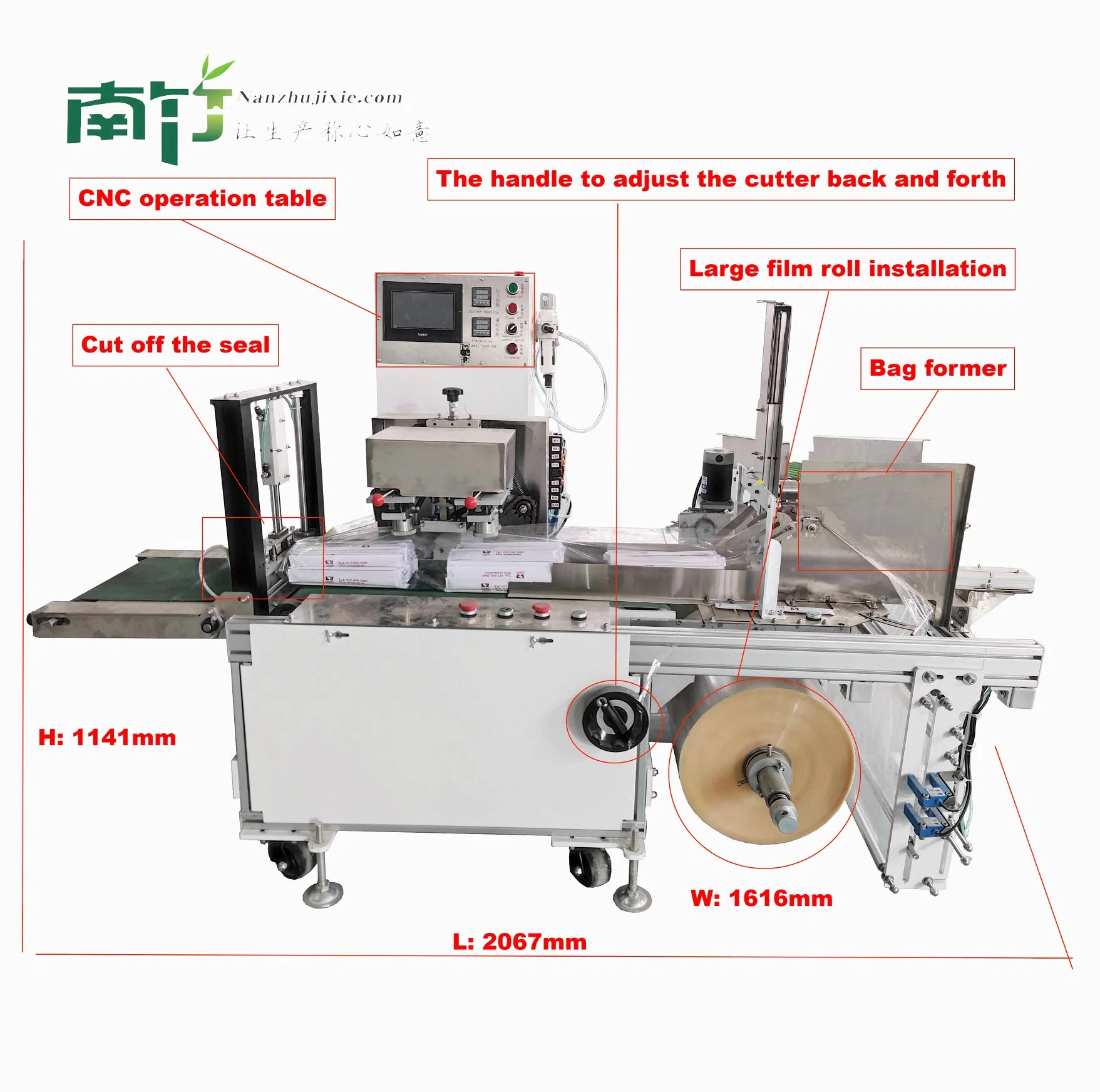 Automatic Custom Package and Logo Sushi Chopsticks Wrapping Machine