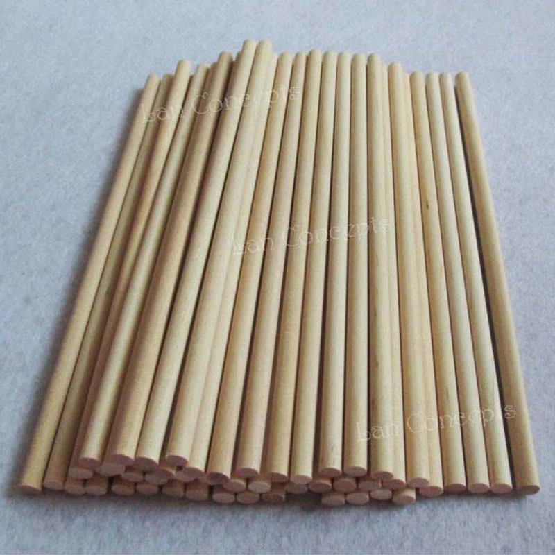 150X5mm Colorful Wood Stick Round Sticks Wooden Icecream Stick Kids DIY Crafts Model Tools Lollipop Popsicle Sticks