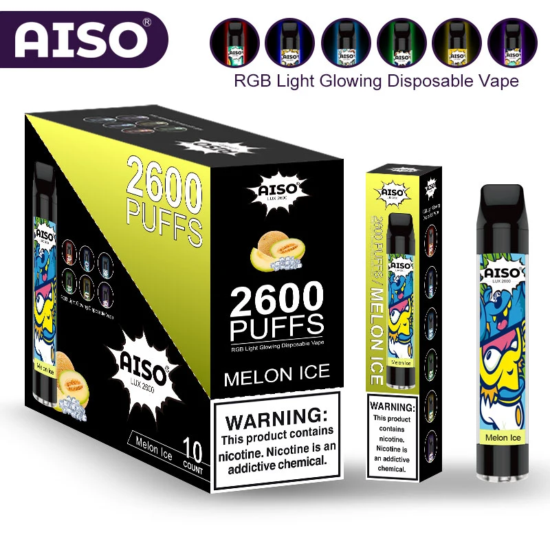 2022 Новый Стиль Aiso Люкс 2600 одноразовые Электронные сигареты Стартовые комплекты