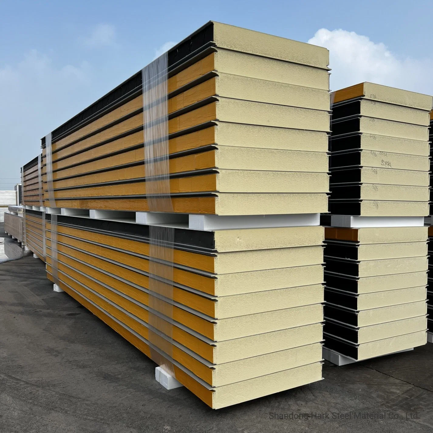 Insulated and Fireproof PU/PIR/Rock Wool/Glass Wool/EPS Sandwich Panels