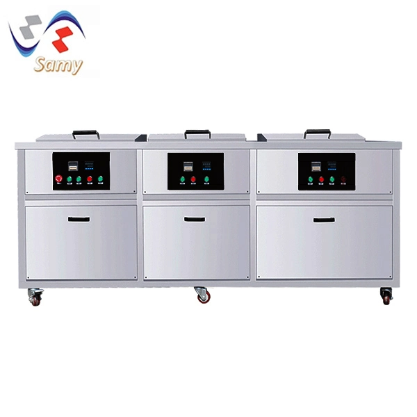 Large Capacity 360L * 3 Tank High Power Metal Parts Industrial Ultrasonic Cleaner