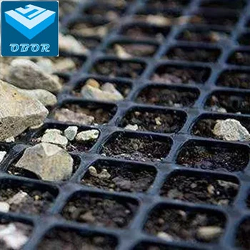 مصنع Whosale Biaxial البلاستيك Geogrid لمنجم الفحم للسكك الحديدية الطريق السريع