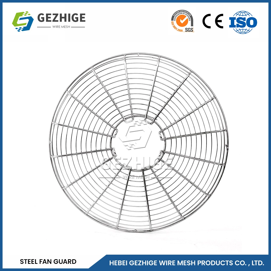 Gezhige protector del ventilador del radiador proveedores de alta calidad Ventilador de techo cubre China 0,5mm-5mm Diámetro del cable de 50mm protector del ventilador de metal