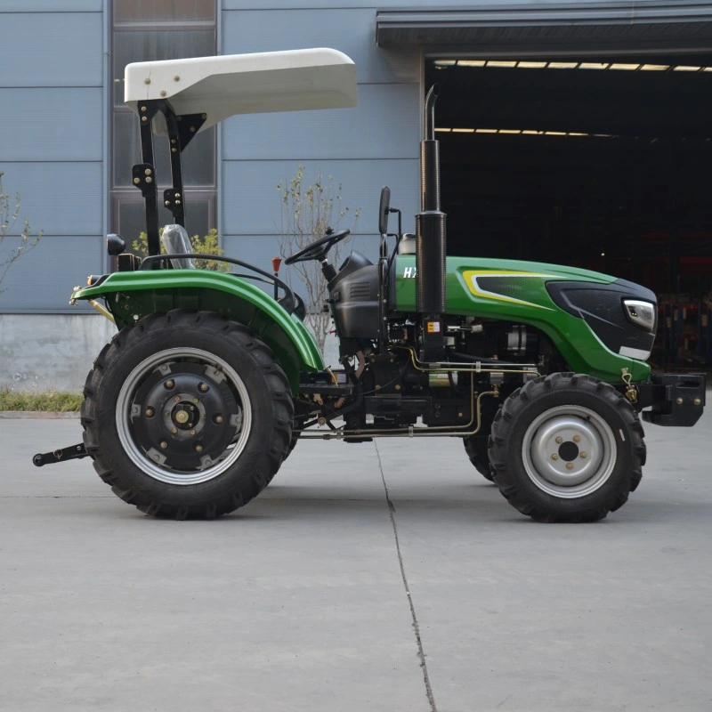 4X4 55HP Tracteurs à roues de l'Agriculture de la machinerie agricole Machine compacte