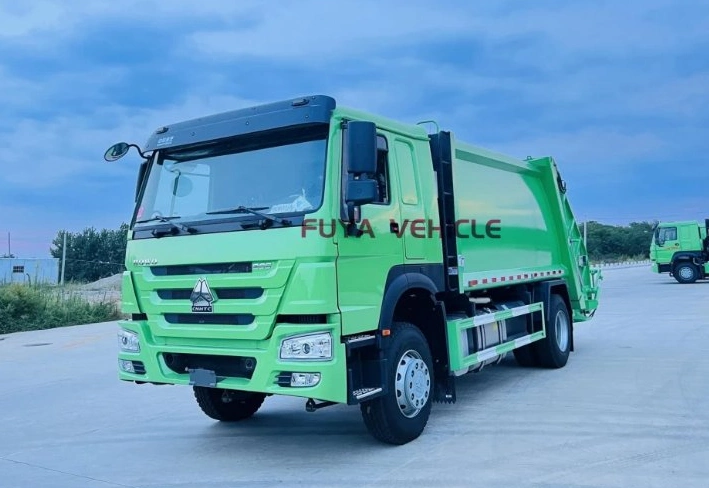 Medium Sinotruk HOWO 4X2 14000liters 14cbm 14m3 Compactor Garbage Truck/Compression Garbage Truck