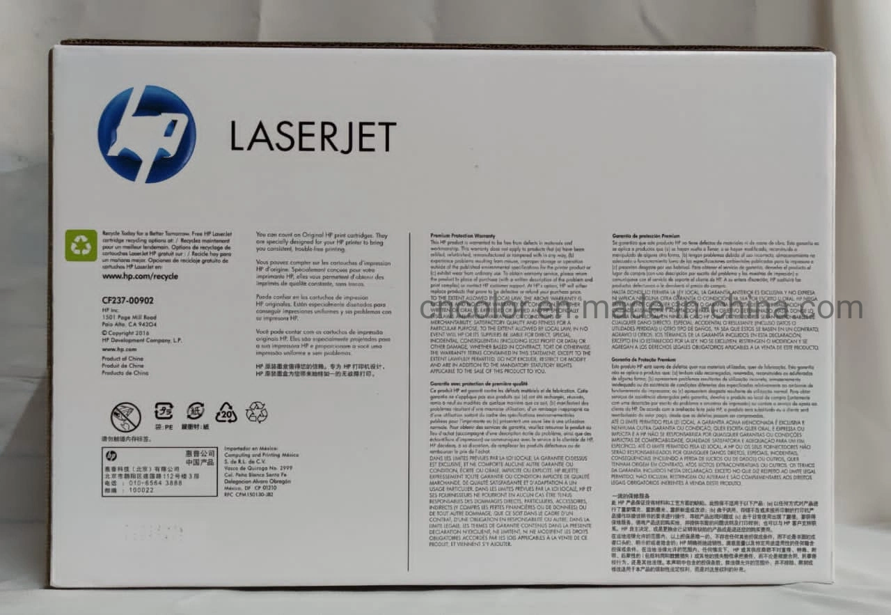 HP 37A Original LaserJet Tonerkassette CF237A, Schwarz