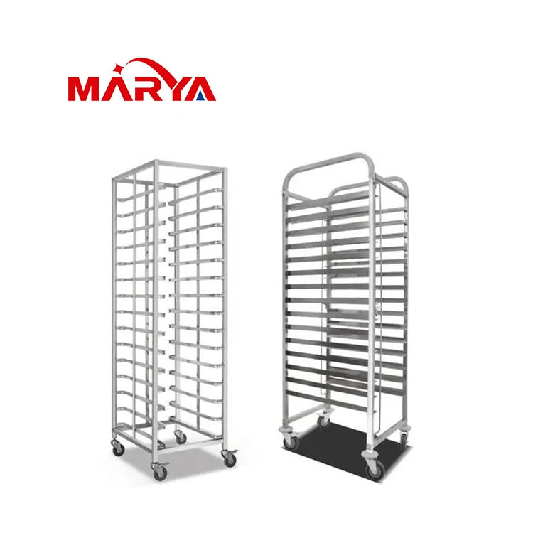 Marya Pharmaceutical Laboratory Hospital Stainless Steel Transfer Trolley with Great Factory Price