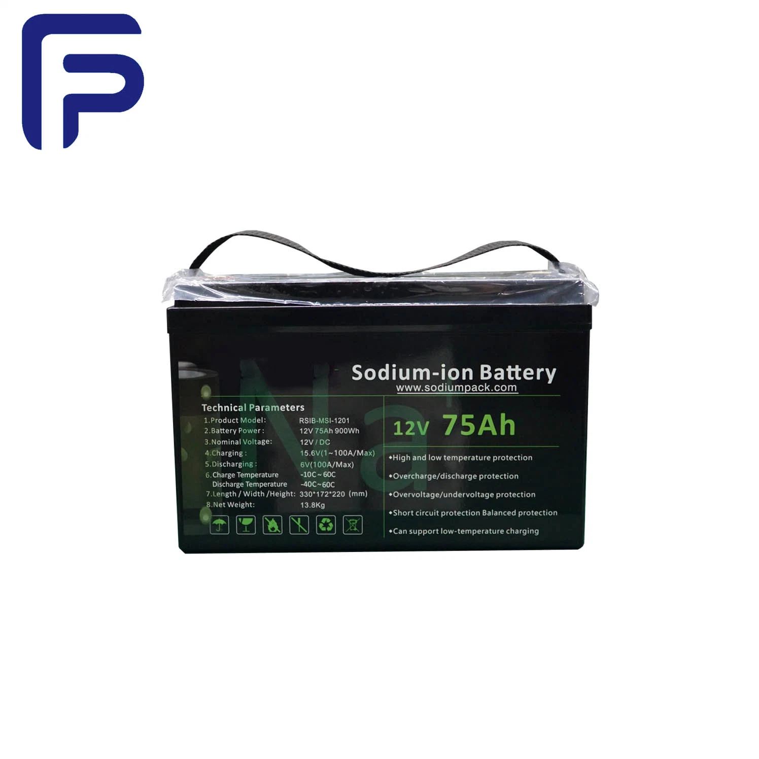 Batterie au sodium-ion 12V 68ah 816wh rechargeable au plomb modifiée en cycle profond Nacufemno.