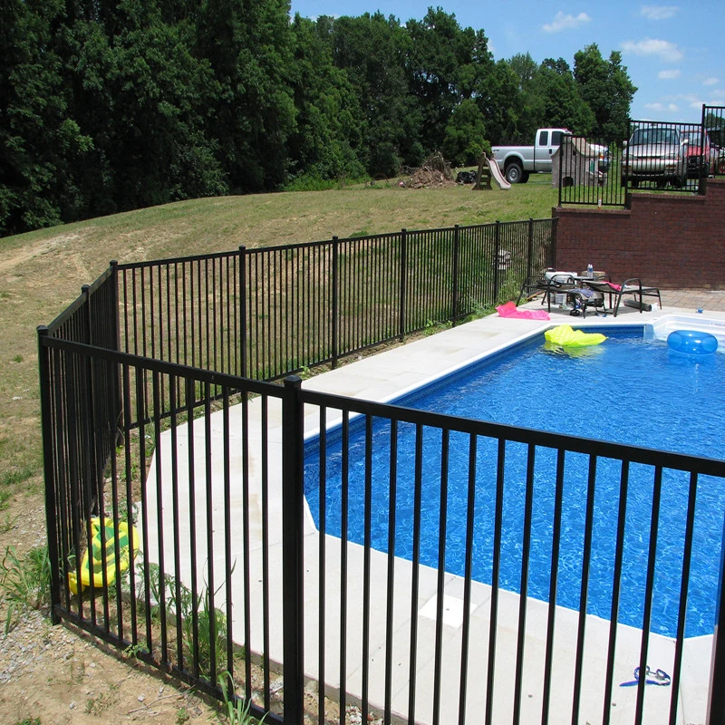 Powder Coated Security Fence Aluminum Fence Panel Steel Fence Garden Fence