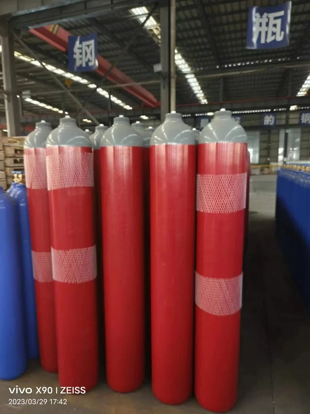 10L 200bar ISO9809 CE Seamless Steel Portable CO2 Carbon Dioxide Gas Cylinder