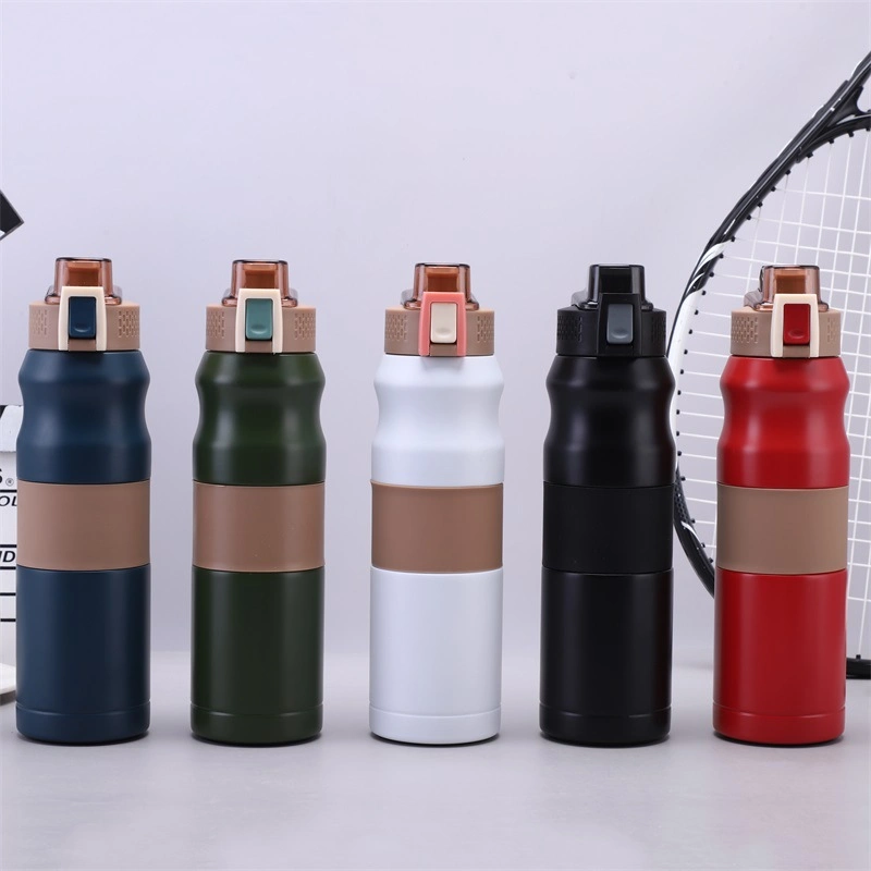 New Style Large-Capacity Stainless Steel Vacuum Flask Sports Bottle Outdoor Car Portable Thermos Climbing Hiking