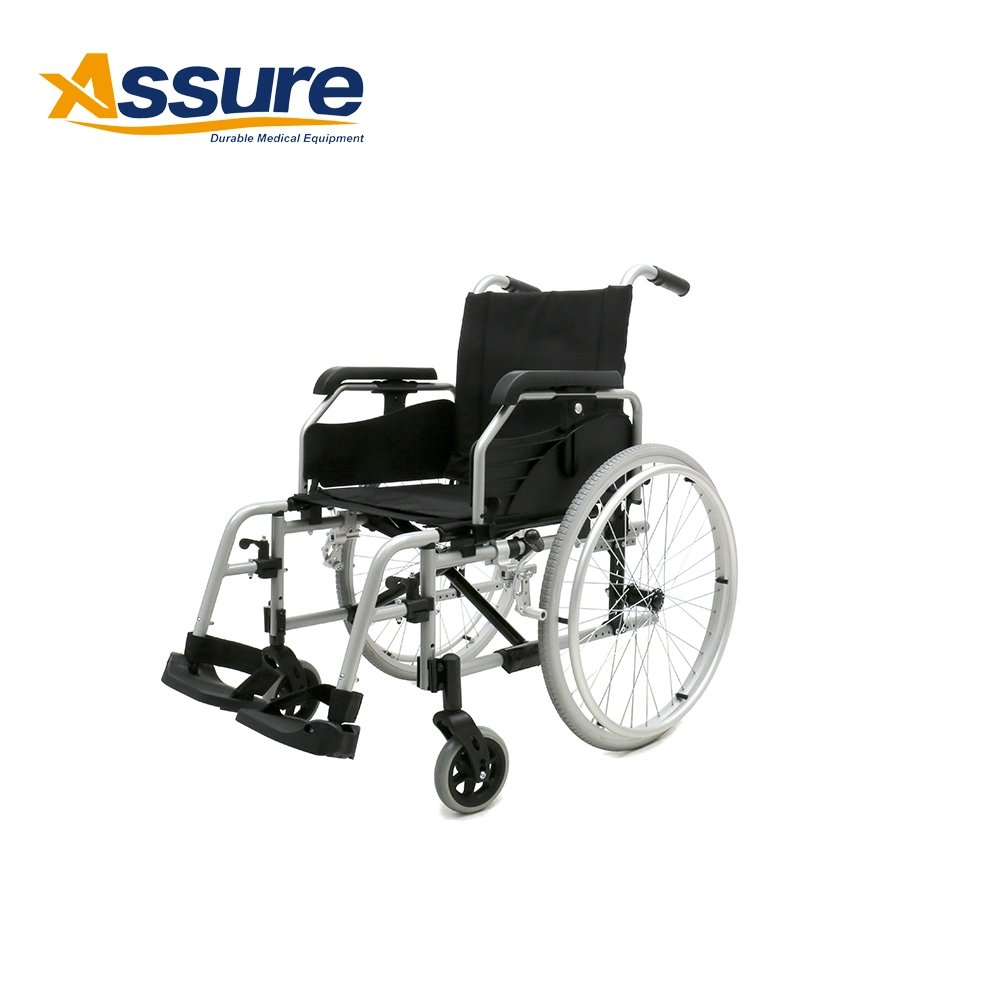 OEM European Style Non Power Folding Commode Wheelchair Manufacturer