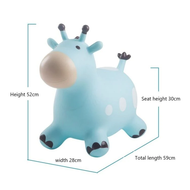 Horse Hopper Inflatable Jumping Horse Space Hopper PVC Toy Bounce Game