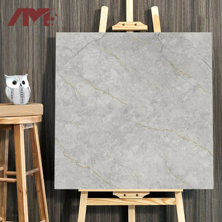 Foshan Factory Price Building Material Decorative Polished Glazed Porcelain Metallic Floor Tile