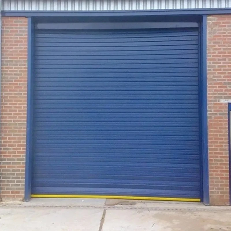 Foshan Factory Industrial Warehouse Roll-up Doors Electric Control Aluminium Alloy Portas do obturador com rolo de chapa