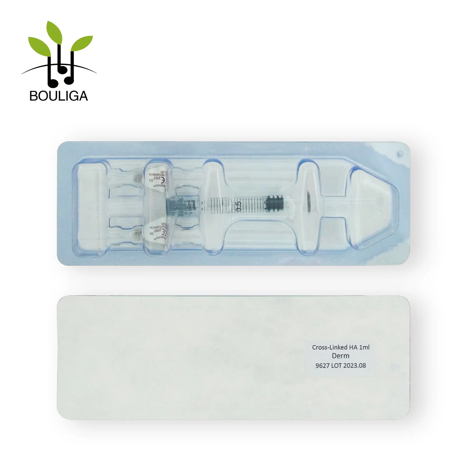 Bouliga Academy Productos Cross Linked Injectable Hyaluronic Acid Dermal Filler 1ml llenadora de ha segura y duradera
